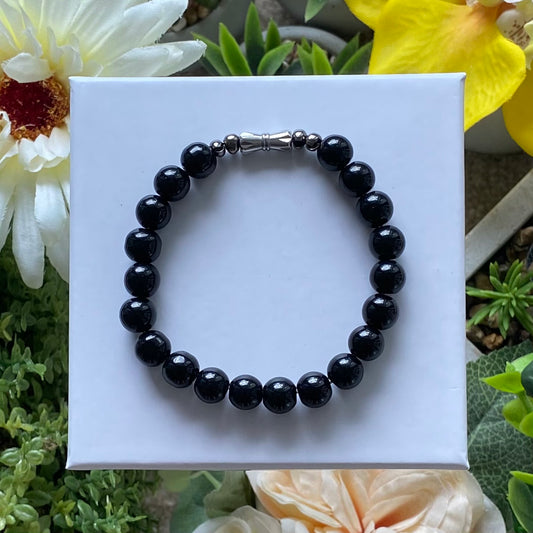 BEAD + BARREL STACKABLE SERIES | Black 8mm