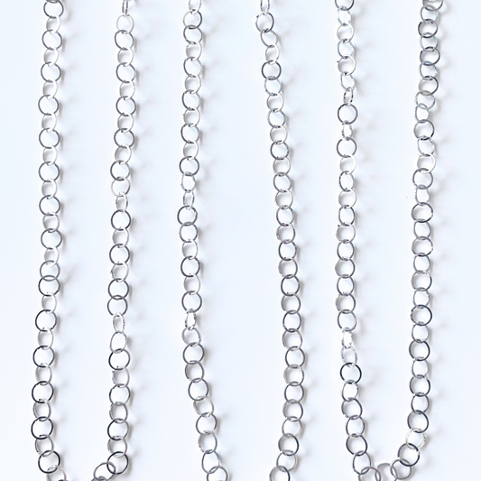 chain, Circle Links | silver