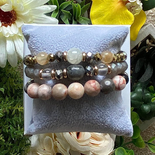 BRACELETS | granite rose