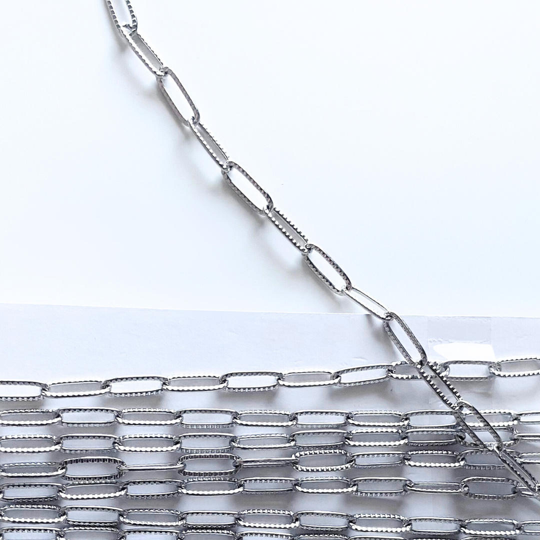 CHAIN | paperclip, silver