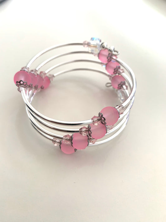 BRACELETS | crystal X pink