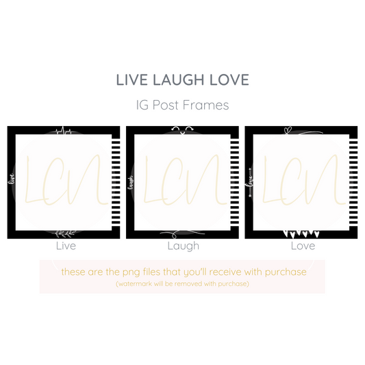 DIGITAL | Live Laugh Love